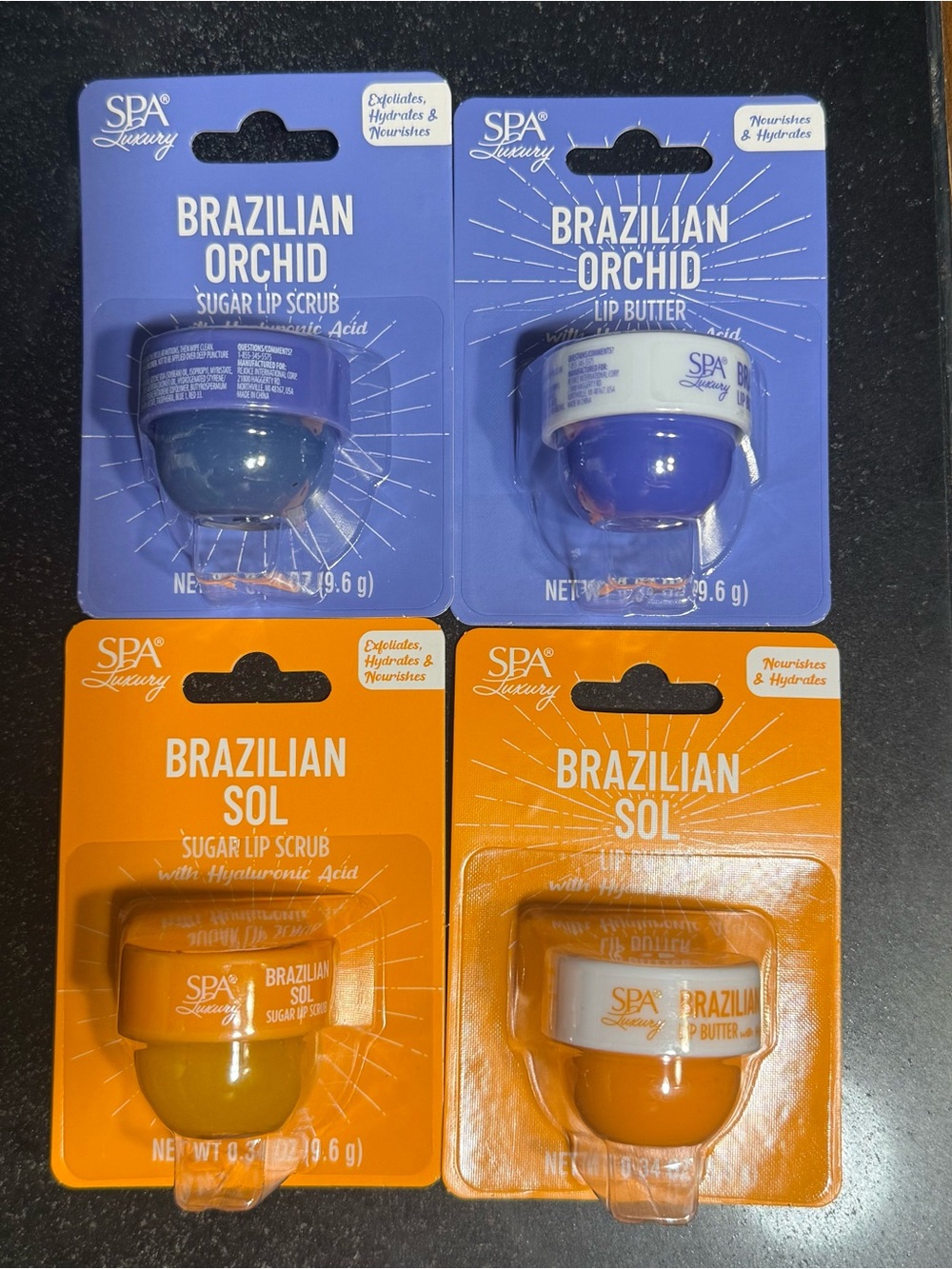 Spa Luxury Brazilian Orchid & Brazilian Sol Lip Butter and Sugar Scrub